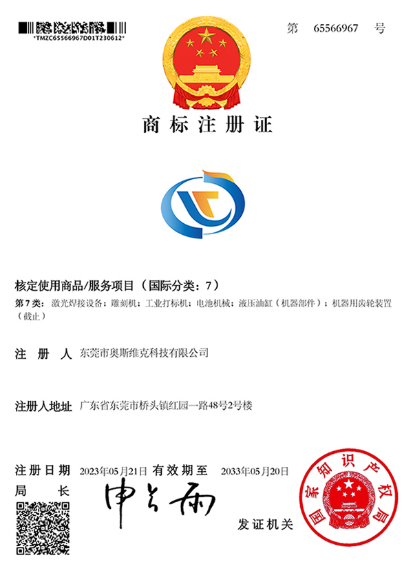 商标证书